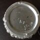 Round ceiling lamp in bubbled glass / vintage 60s-70s