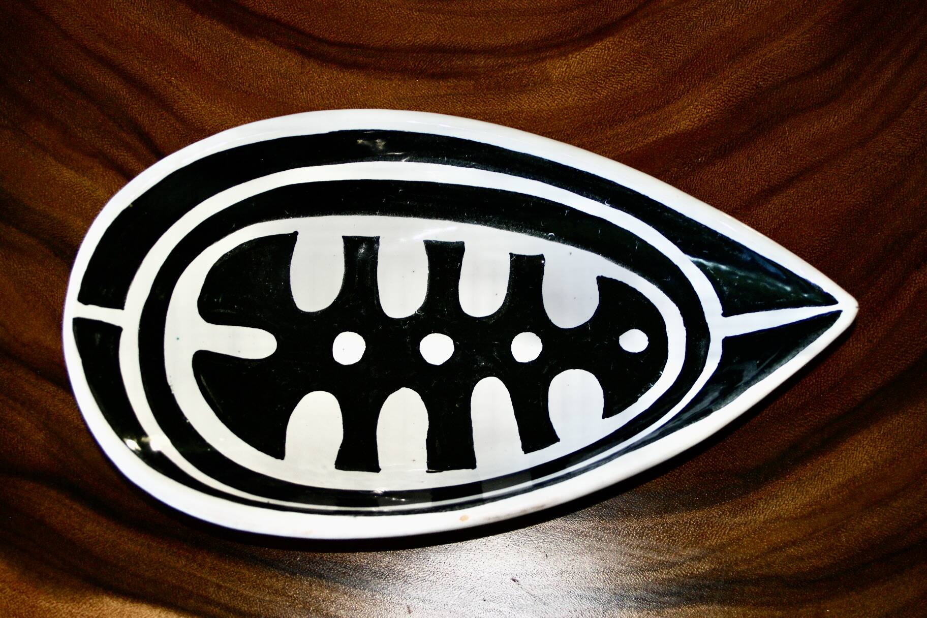 Vintage ceramic pocket by r freymond switzerland 1950