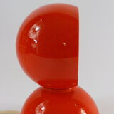 Lampe Eclisse design Vico Magistretti pour Artemide, couleur rouge
