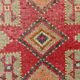 4x12 Vintage Long Wide Vintage Runner, Soft Red Wool Runner Rug, 104x363Cm
