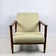 Beige boucle GFM-142 armchair, 1970s