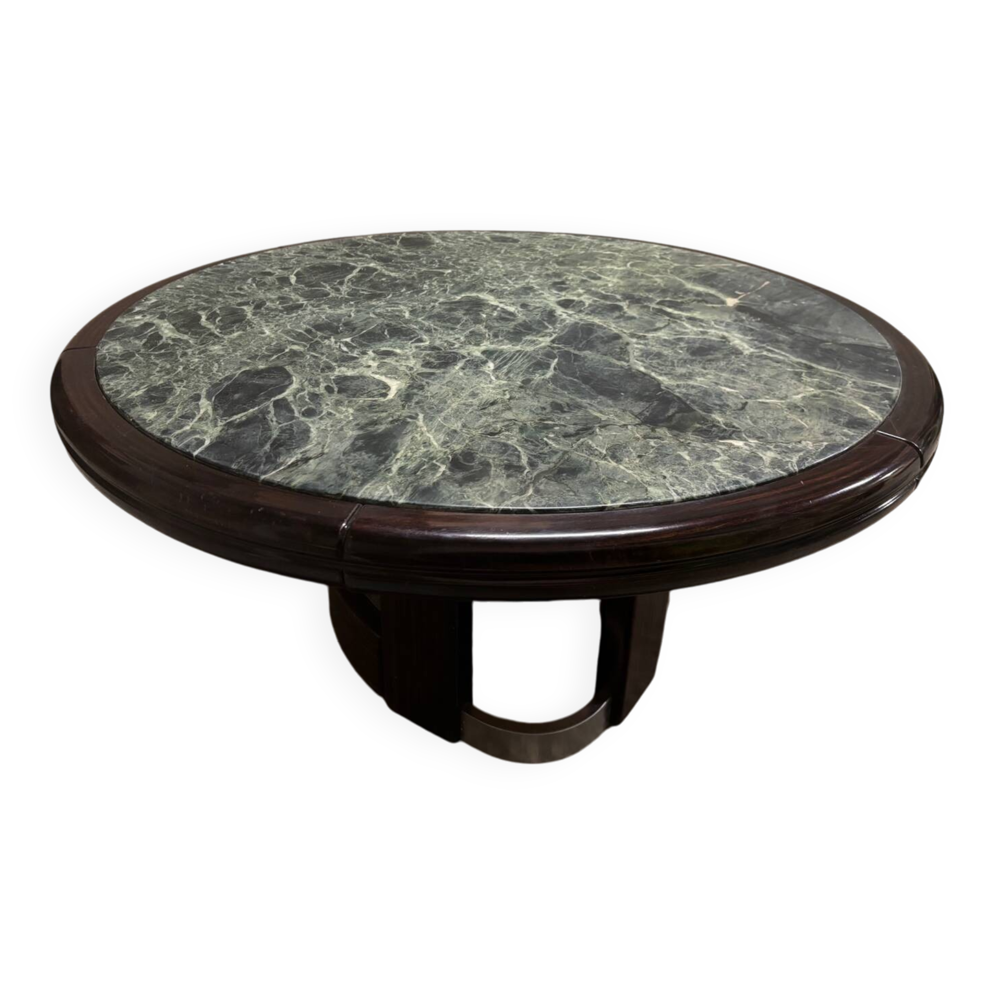 Green marble coffee table