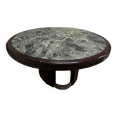 Green marble coffee table