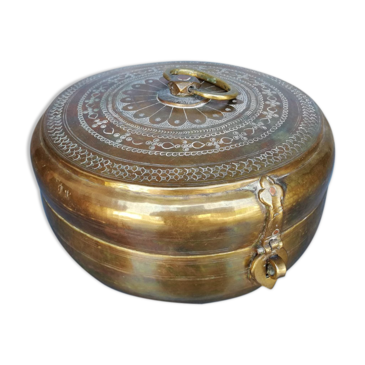 Indian copper box