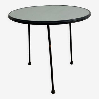 Metal tripod coffee table