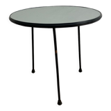 Metal tripod coffee table