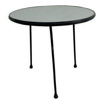 Metal tripod coffee table