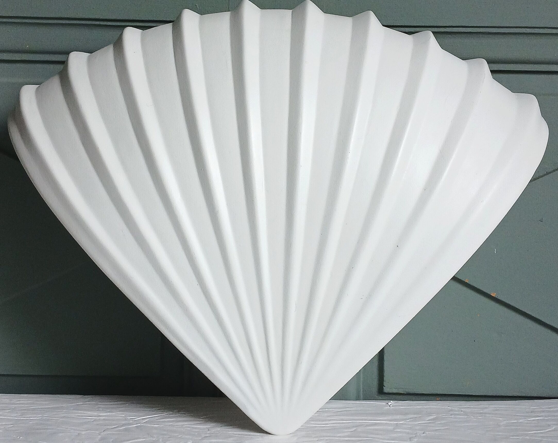 Shell corner applique by Louis Drimmer, France circa 1980.