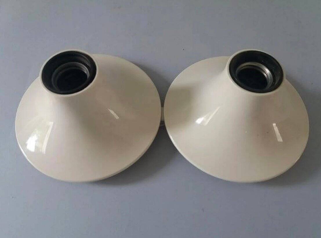 Vintage lamp pair by Vico Magistretti from the 1970s.
