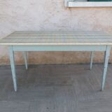 Vintage farm table with drawer