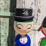 Kokeshi doll as a couple