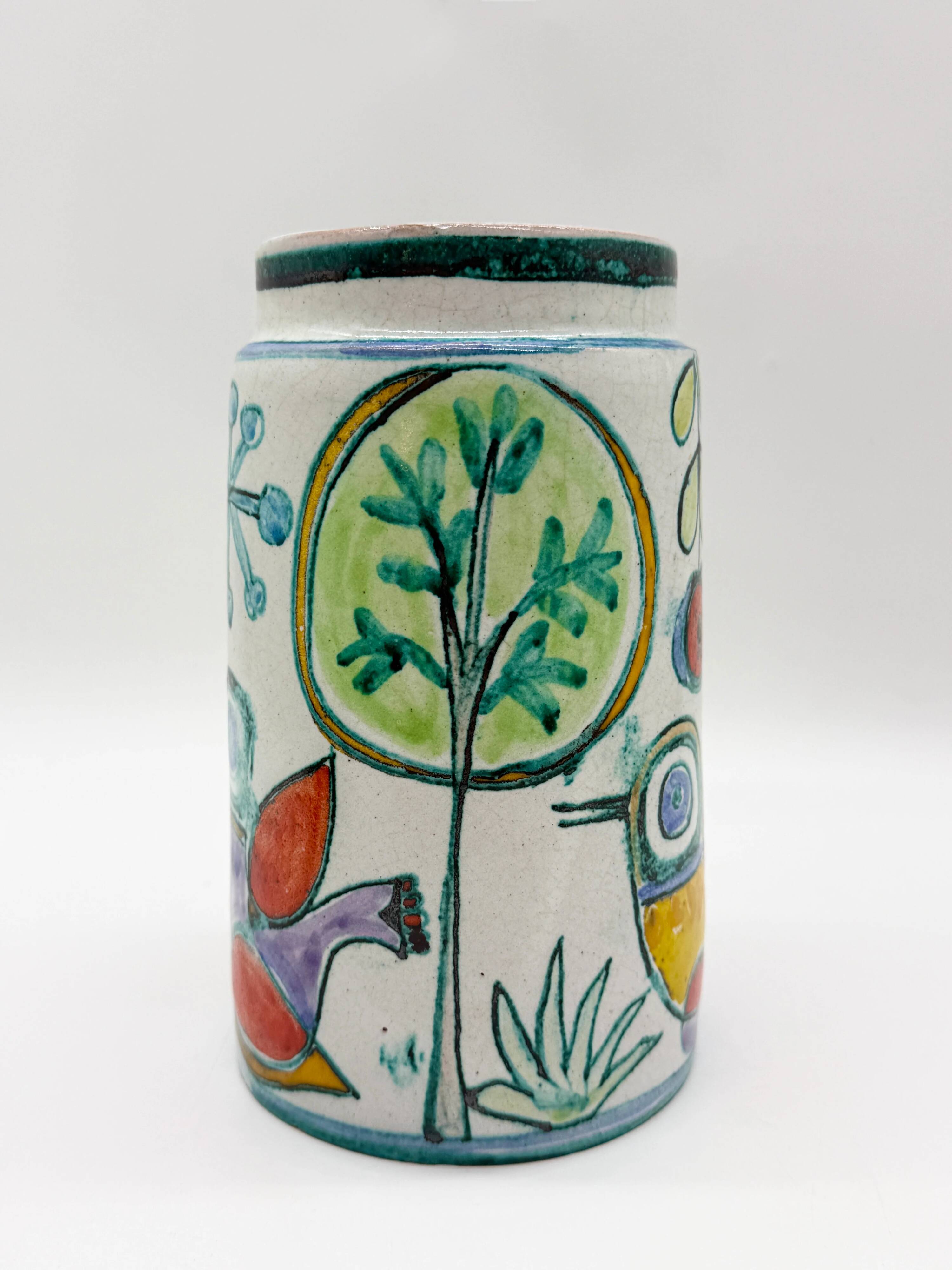 "Jardin" vase in ceramic, Ceramiche Simone, Italy 1960s