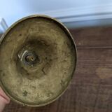 Pair of brass candlesticks