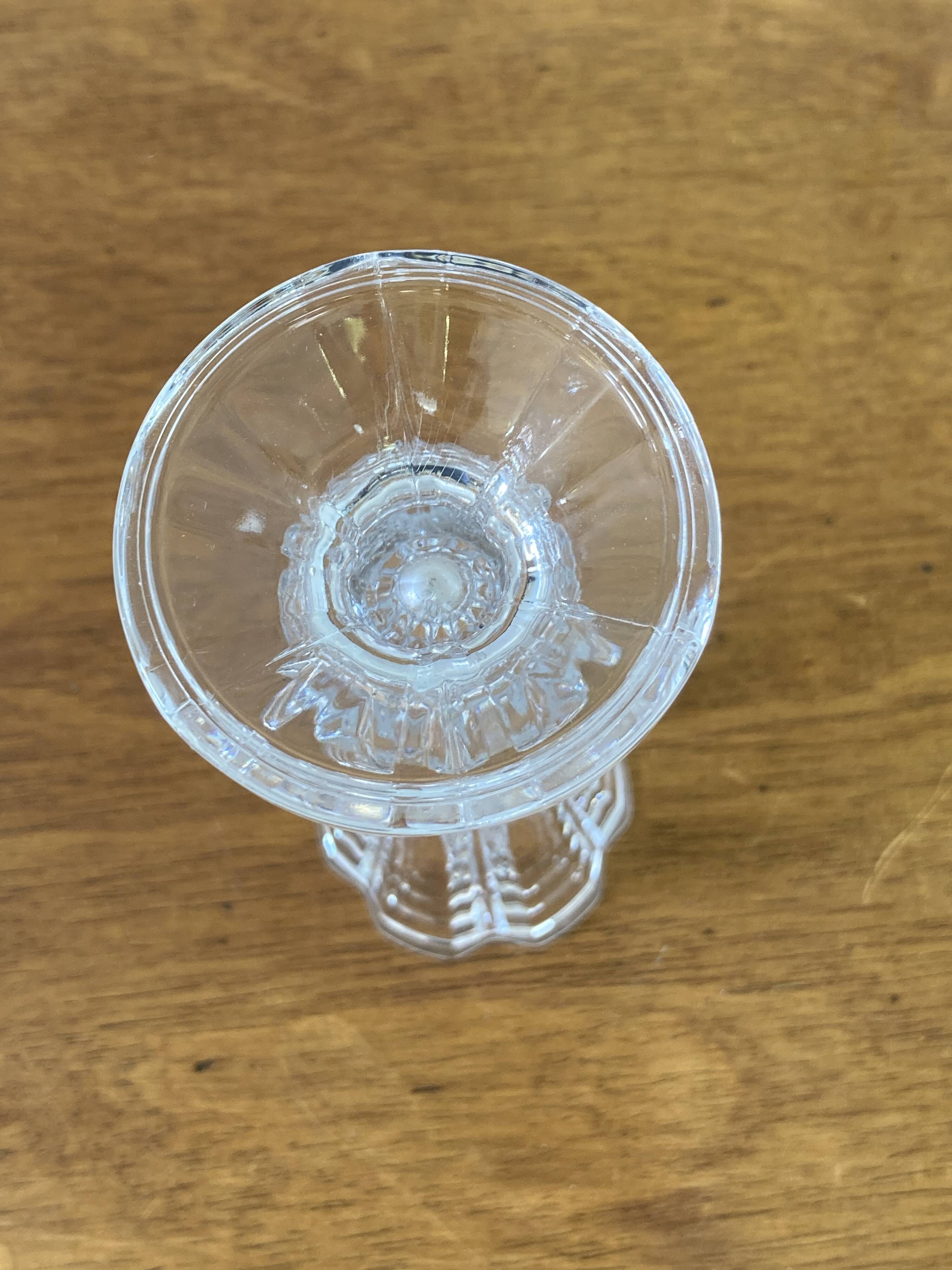 Vintage chiseled vase