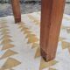 Small extendable side table