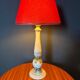 Alabaster column lamp from the 1960s