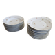 Set of Cérabel porcelain soup and dinner plates from Baudour