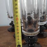 6 coupes à champagne vintage