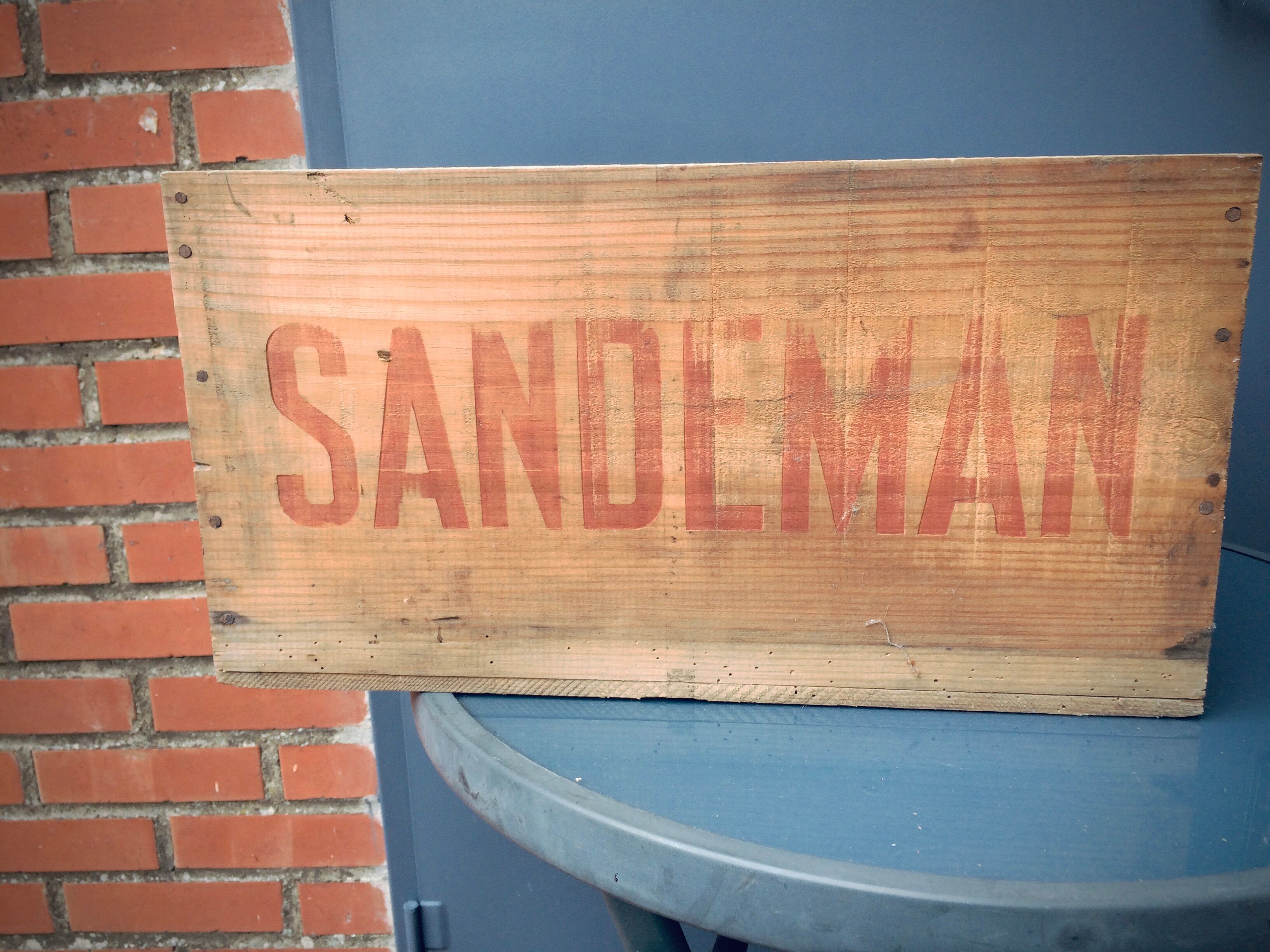 Sandeman old wooden crate