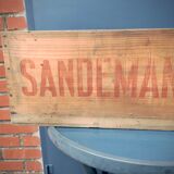 Caisse de bois ancienne Sandeman