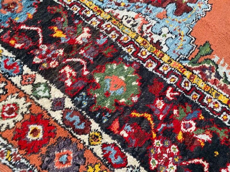Large old Moroccan carpet Berbere 315x396 cm