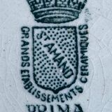 5 ironstone dessert plates