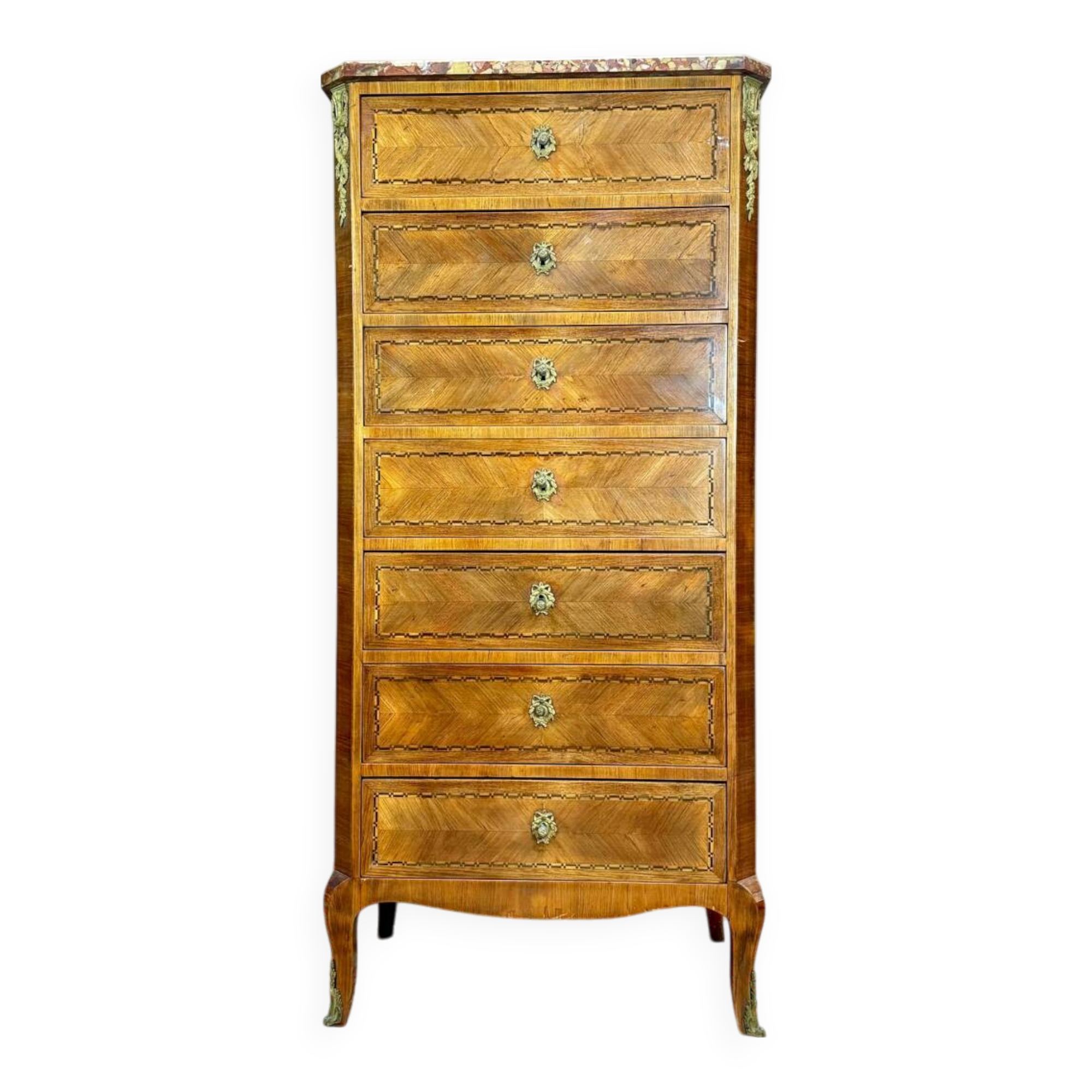 19th Century Transition Style Marquetry Weekly Planner