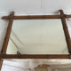 Large antique bamboo mirror