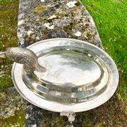 Duck Serving Platter – Vintage French EPNS Silver Plated Game Dish