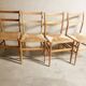 Ensemble de 4 chaises Leggera par Gio Ponti