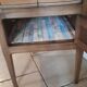 Bench chest gilded oak