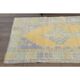 Vintage Turkish Oushak Handmade Wool Cotton Orange Area Rug 104x180