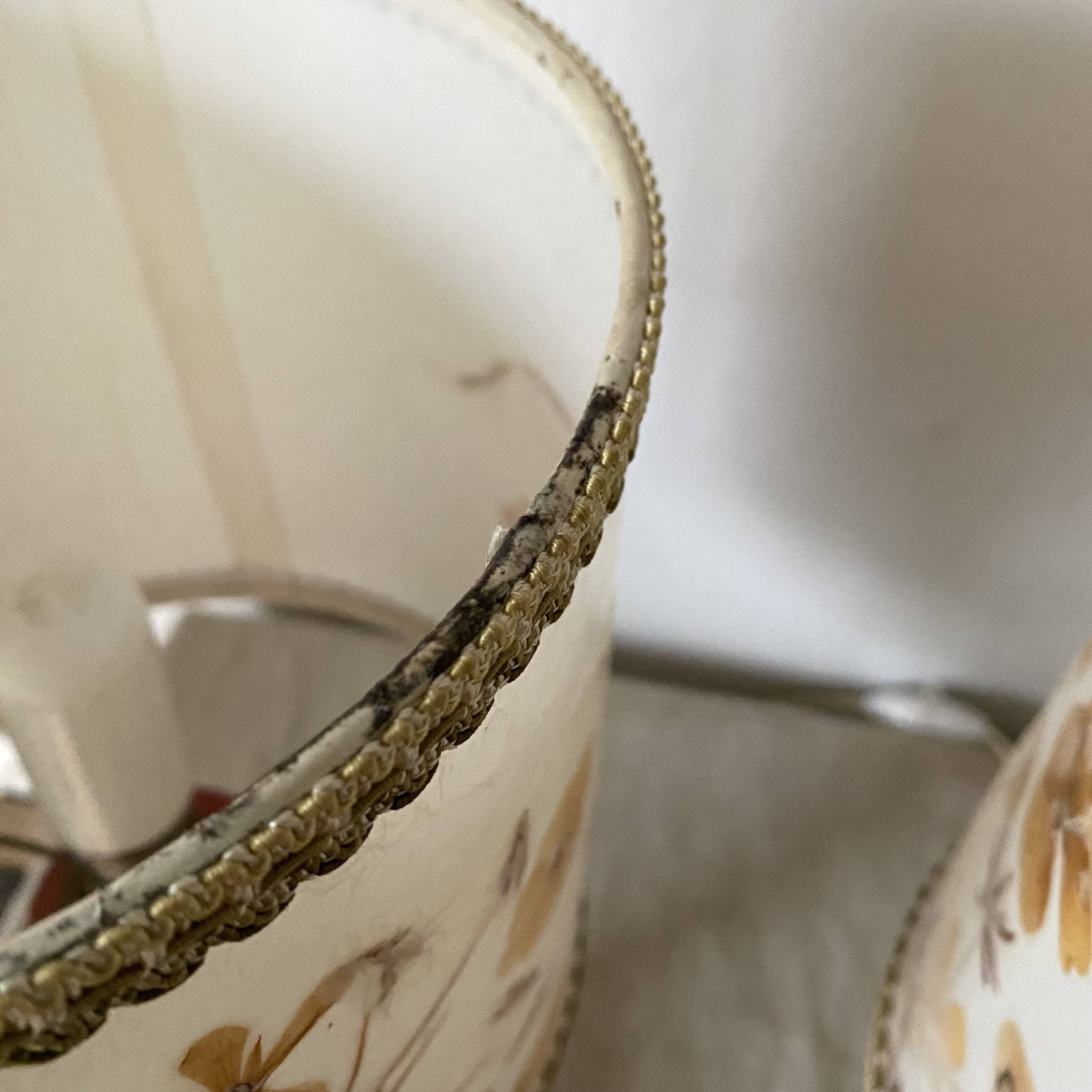 Pair of vintage bedside lamps