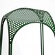 Tabouret de bar italien des années 1960 en métal peint en vert avec métal perforé.
