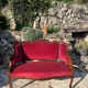 Louis XV style bench in Walnut, 19th century period