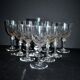 SAINT-LOUIS 10 stemmed glasses in cut crystal MASSENET Size 75