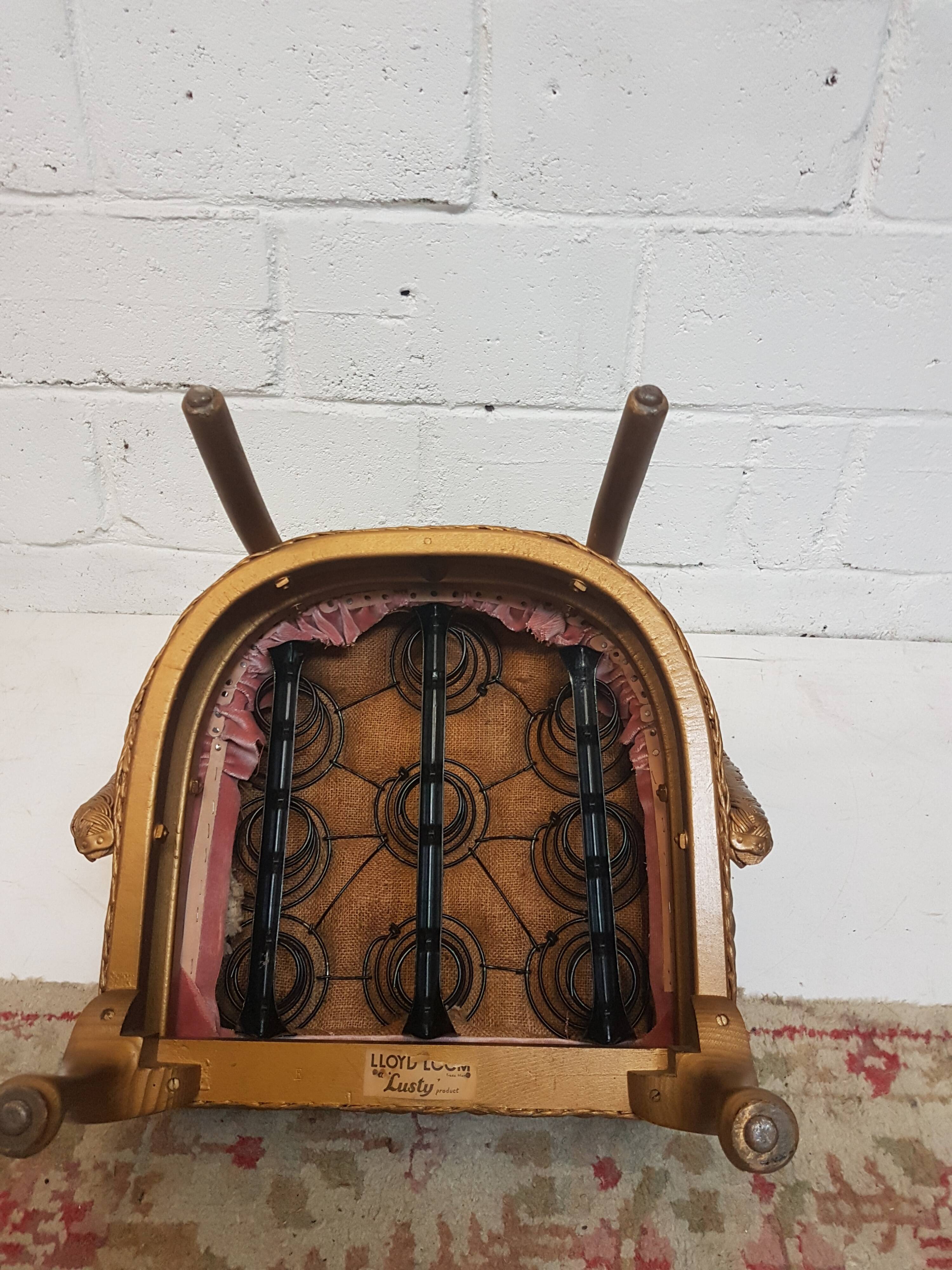 Lloyd loom armchair