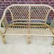 Vintage rattan lounge