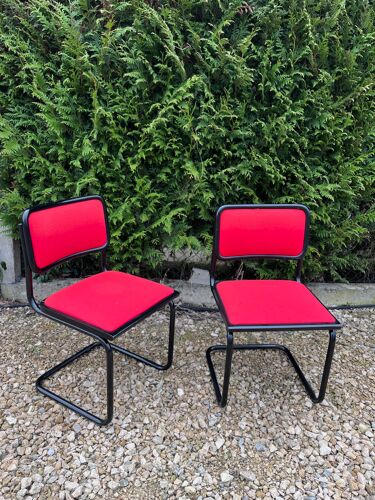 4 chaises B34 de Marcel Breuer