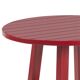 Round solid wood dining table handmade, Bacon Collection