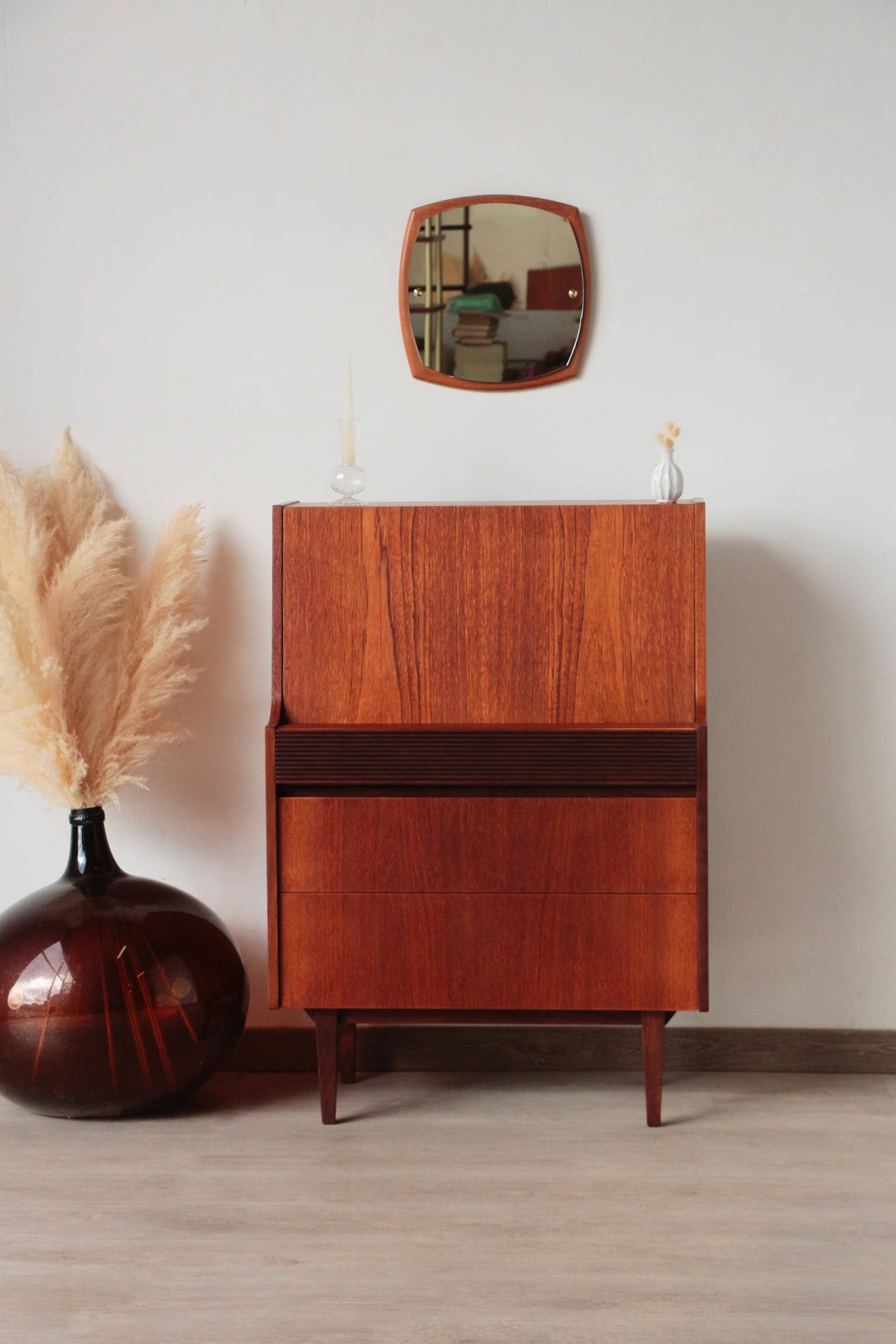 Vintage teak desk by Elliots of Newbury – 1960s design