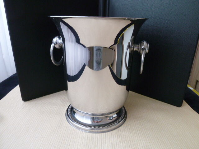Jean Couzon stainless steel champagne bucket