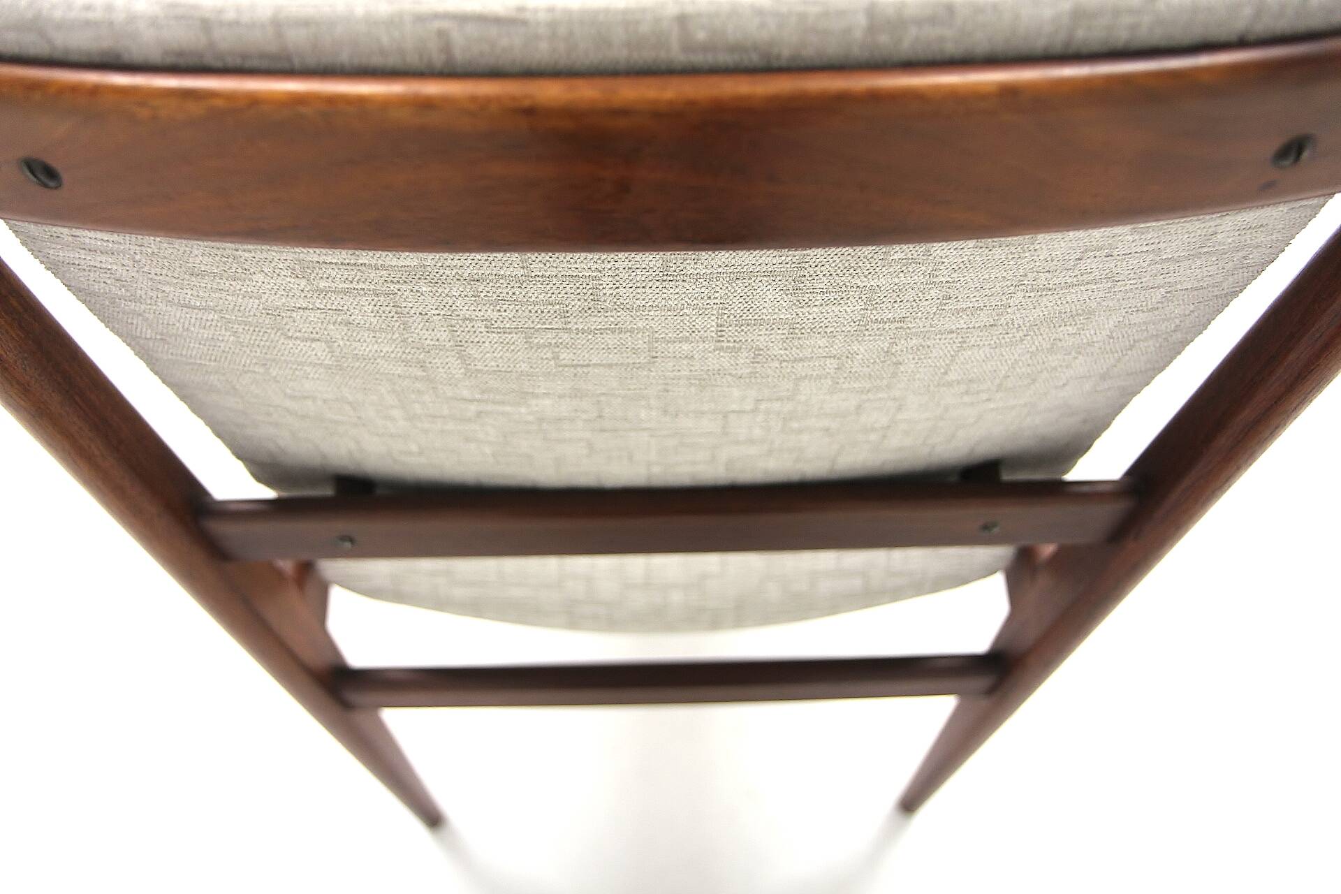 Set of 6 Scandinavian oak chairs, Karl Erik Ekselius, JOC, Sweden, 1