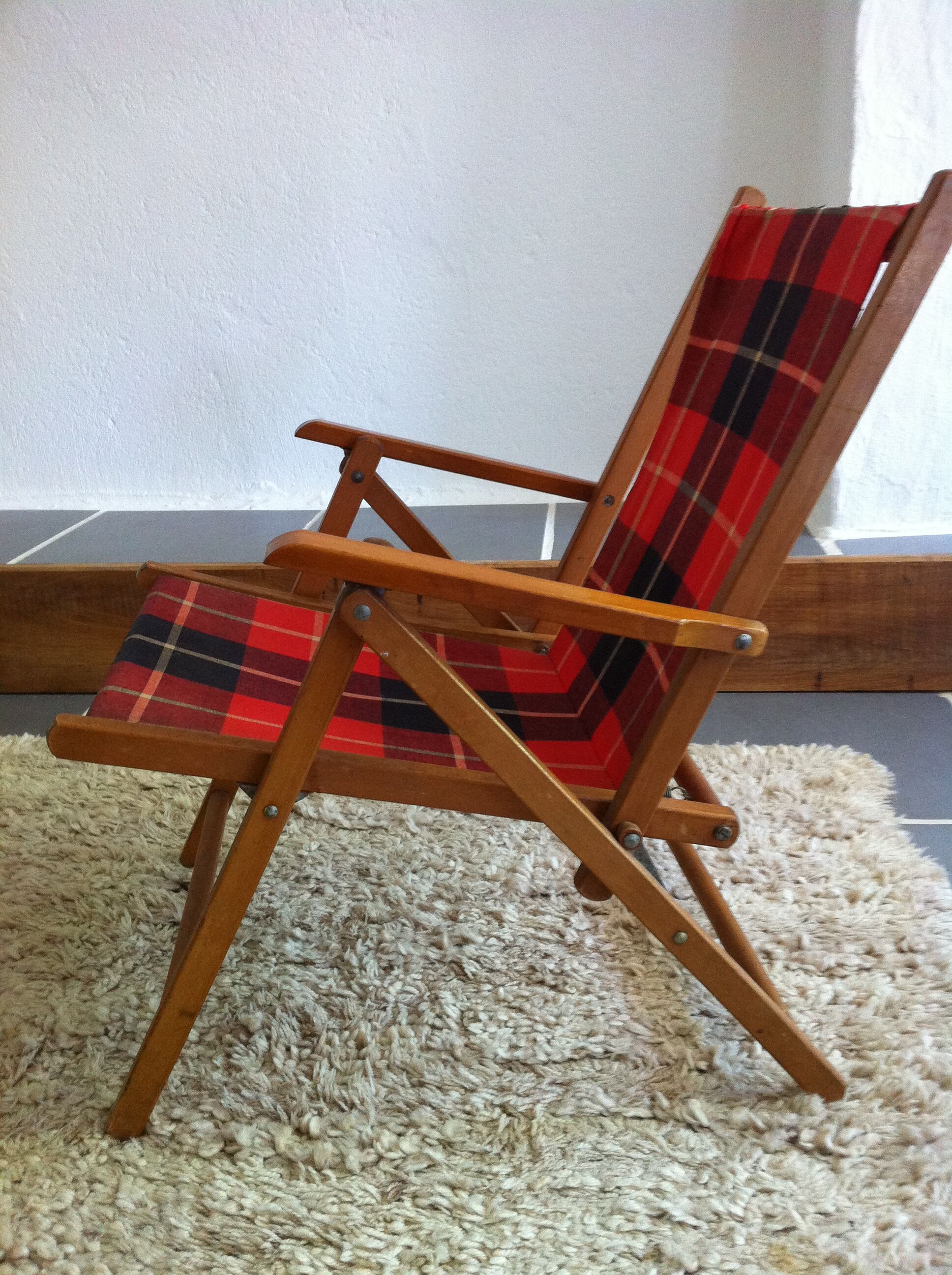 Vintage Folding wooden chair