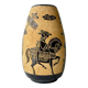Vintage ceramic art studio vase Dona Saigon Vietnam 1970s