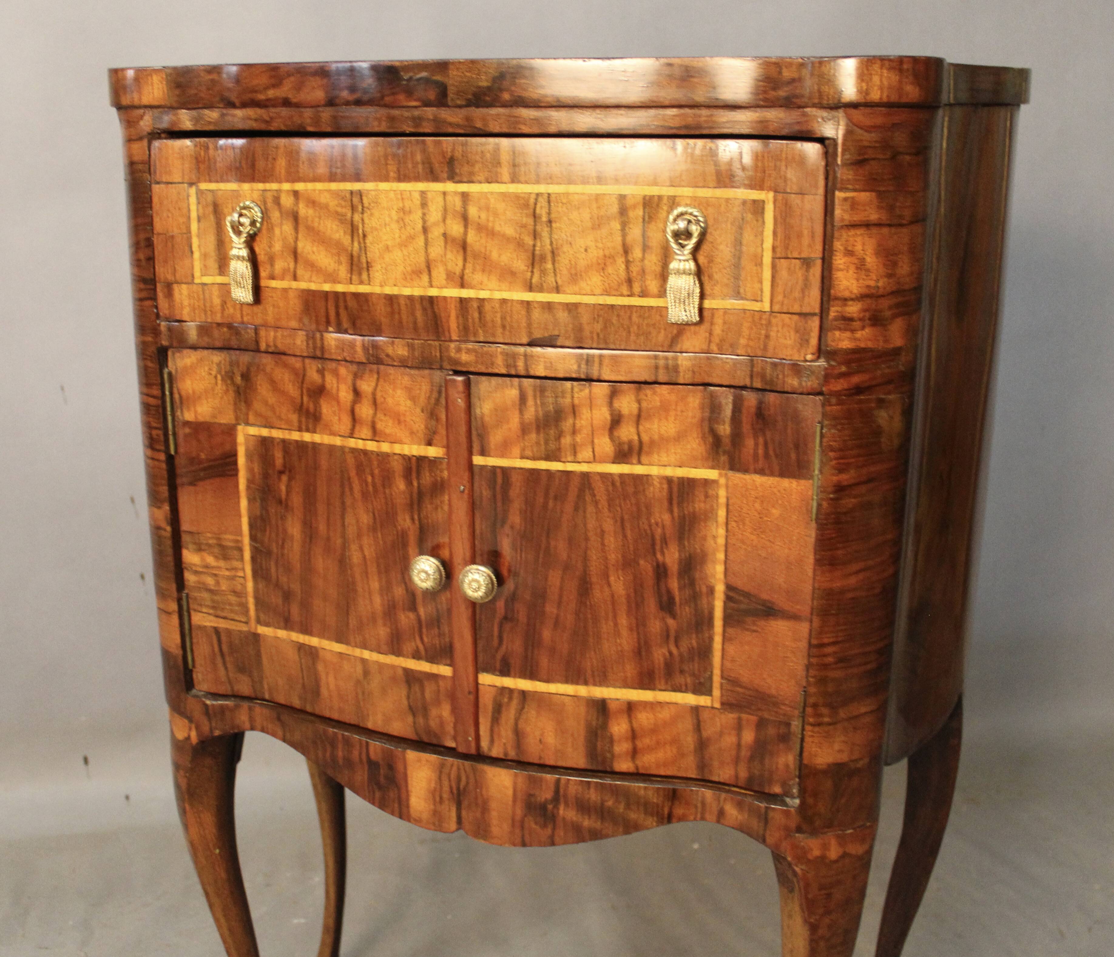 Bedside Or Sauteuse In Rosewood Marquetry