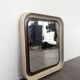 Miroir italien en résine et teck, années 70