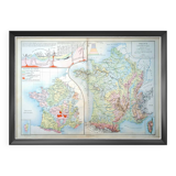 1879, Hypsometric map of France