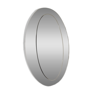 Miroir ovale double
