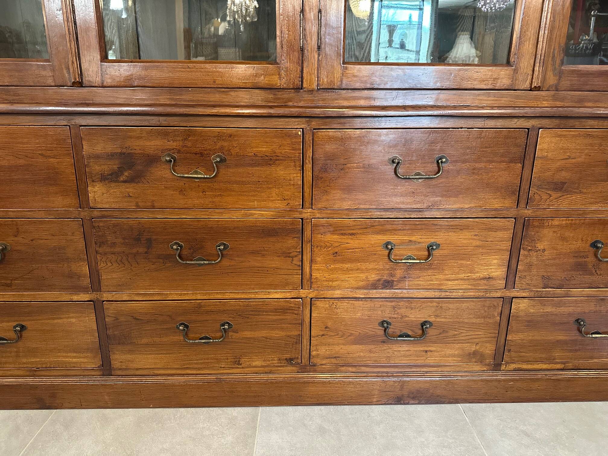 Oak display cabinet 1920